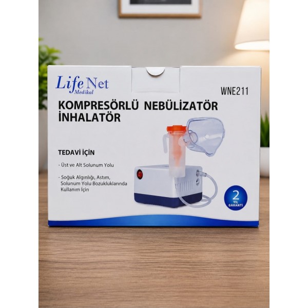 Life Net Medikal Kompresörlü Nebulizatör Cihazı